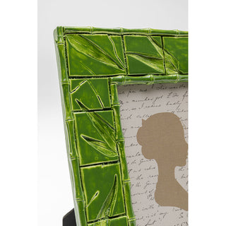 Picture Frame Leaf Green 10x15cm KARE MIAMI
