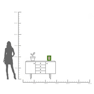 Picture Frame Leaf Green 10x15cm KARE MIAMI