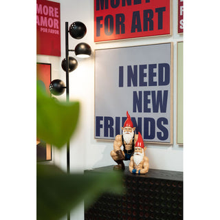 Deco Figurine Gnome Muscle 32cm KARE MIAMI