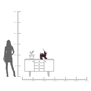 Money Box Fetish Bunny Standing Burgundy KARE MIAMI