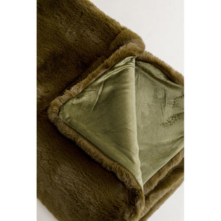Blanket Mika Olive 150x200cm KARE MIAMI