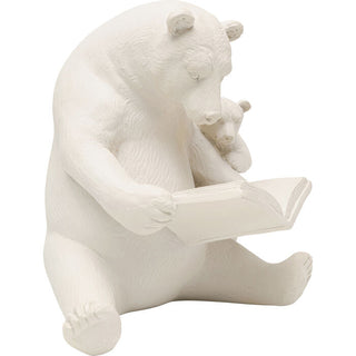 Deco Figurine Reading Bears Greige KARE MIAMI