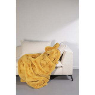 Blanket Mika Yellow 150x200cm KARE MIAMI