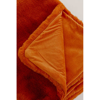 Blanket Mika Orange 150x200cm KARE MIAMI