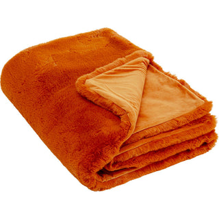 Blanket Mika Orange 150x200cm KARE MIAMI