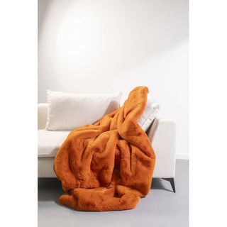 Blanket Mika Orange 150x200cm KARE MIAMI