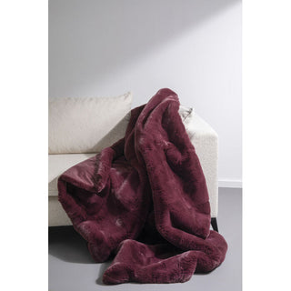 Blanket Mika Aubergine 150x200cm KARE MIAMI