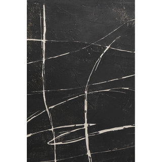 Canvas Picture Sketch Black 120x120cm KARE MIAMI