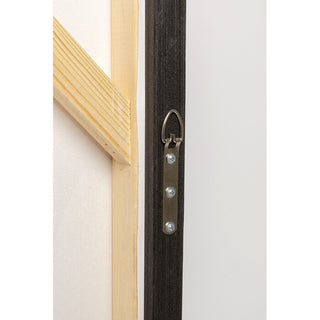 Canvas Picture Sketch Black 120x120cm KARE MIAMI