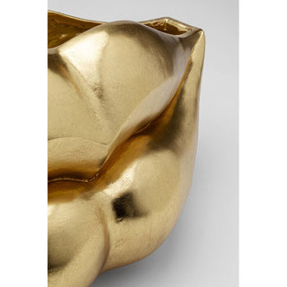 Vase Lips Gold 30cm KARE MIAMI