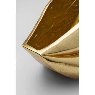 Vase Lips Gold 30cm KARE MIAMI
