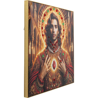 Framed Picture Saint Halo Man 100x100cm KARE MIAMI