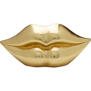 Money Box Lips Gold 13cm KARE MIAMI