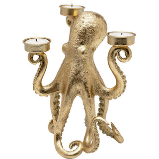 Candle Holder Octopus 23cm KARE MIAMI