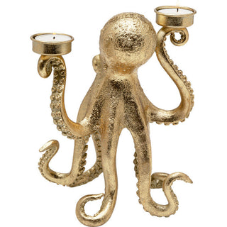 Candle Holder Octopus 23cm KARE MIAMI
