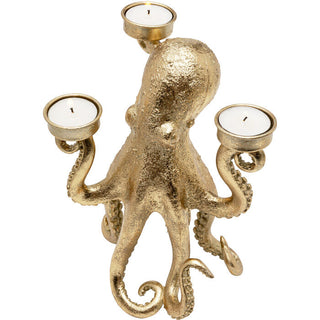 Candle Holder Octopus 23cm KARE MIAMI