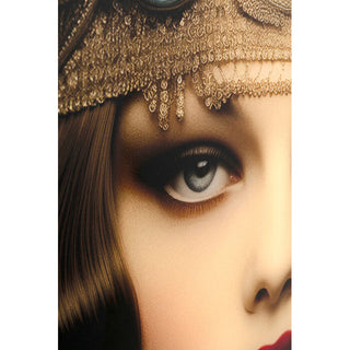 Glass Picture Muse Art Nouveau 100x100cm KARE MIAMI