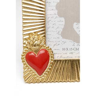 Picture Frame Flaming Heart Due 10x15cm KARE MIAMI