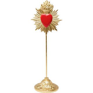 Deco Objekt Flaming Heart 31cm KARE MIAMI