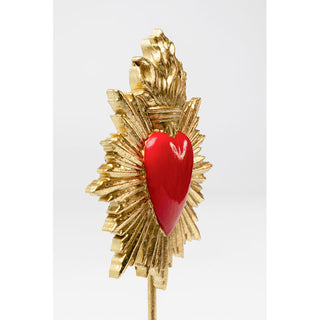 Deco Objekt Flaming Heart 31cm KARE MIAMI