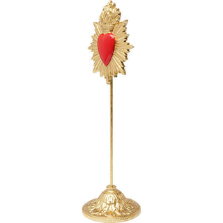 Deco Objekt Flaming Heart 31cm KARE MIAMI