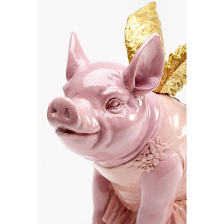 Money Box Flying Pig Pink 15cm KARE MIAMI