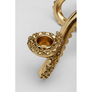 Candle Holder Octopus Gold 49cm KARE MIAMI