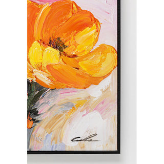 Framed Picture Flower Meadow 80x80cm KARE MIAMI