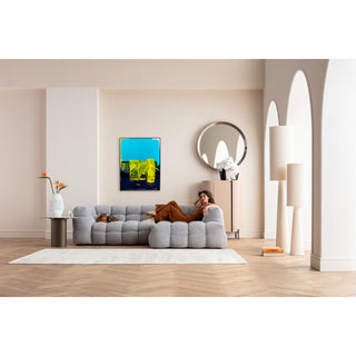 Framed Picture Abstract High Gloss Blue 120x160cm KARE MIAMI