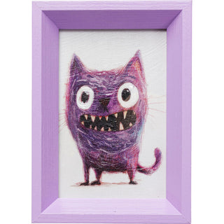 Framed Picture Mad Cat 13x18cm KARE MIAMI