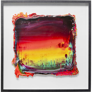 Framed Picture Art Pace 90x90cm KARE MIAMI