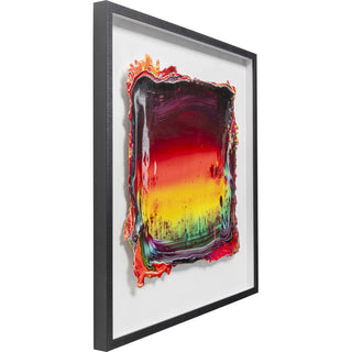 Framed Picture Art Pace 90x90cm KARE MIAMI