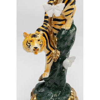 Candle Holder Elegant Tiger 33cm KARE MIAMI
