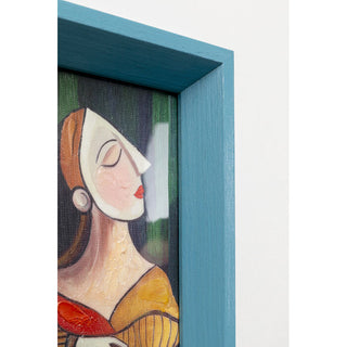 Framed Picture Portrait Cubism 13x18cm (3/Set) KARE MIAMI