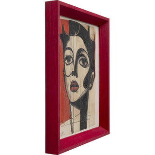 Framed Picture Portrait Modernism 22x27cm (2/Set) KARE MIAMI