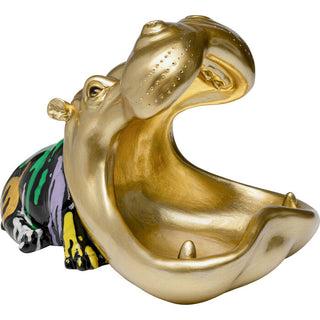 Deco Figurine Hungry Hippo 31cm KARE MIAMI