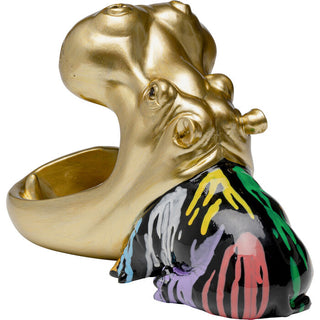 Deco Figurine Hungry Hippo 31cm KARE MIAMI