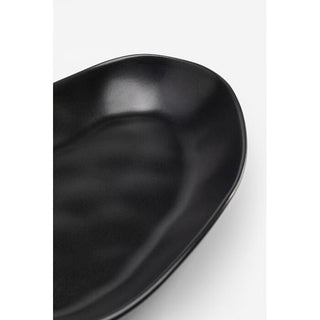 Plate Organic Black 25cm KARE MIAMI