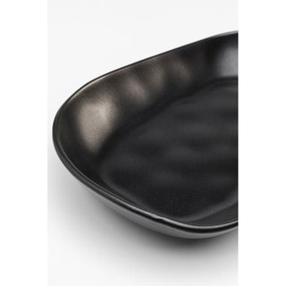 Plate Organic Black 25cm KARE MIAMI