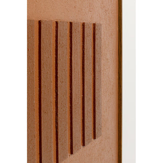 Canvas Picture Art Row Brown 100x100cm KARE MIAMI