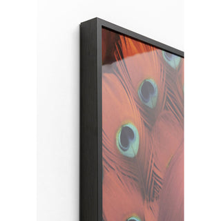 Framed Picture LED Fancy Red Lady 75x55cm KARE MIAMI