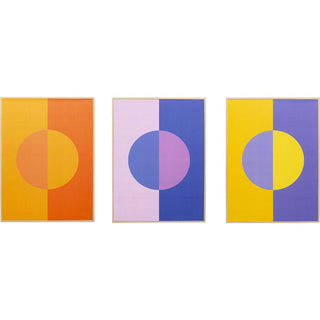 Framed Picture Moon phase (3/Set) KARE MIAMI