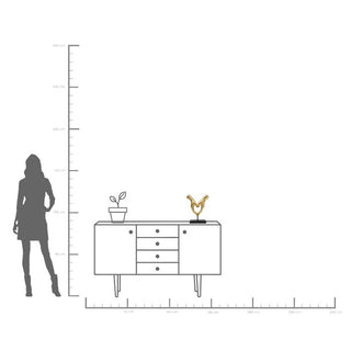 Deko Object Heart Hands 33cm KARE MIAMI