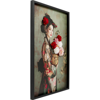 Canvas Picture Kimono Girl 84x124cm KARE MIAMI