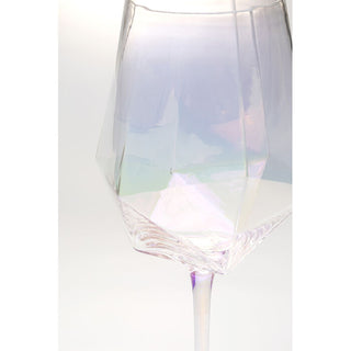 Redwine Glass Diamond Clear 26cm KARE MIAMI
