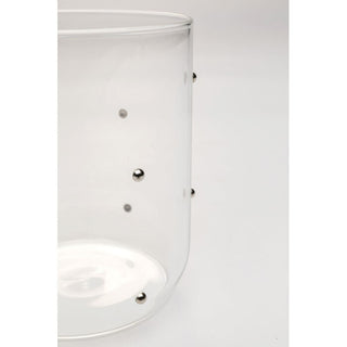 Tumbler Glam Dots Silver 9cm KARE MIAMI