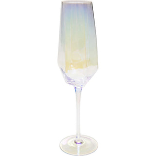 Champagne Glass Diamond Clear 28cm KARE MIAMI