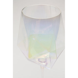White Wine Glass Diamond Clear 25cm KARE MIAMI