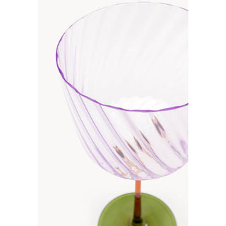 Wine Glass Twist 22cm (2/Set) KARE MIAMI