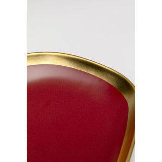 Plate Vibrations Red Ø27cm KARE MIAMI